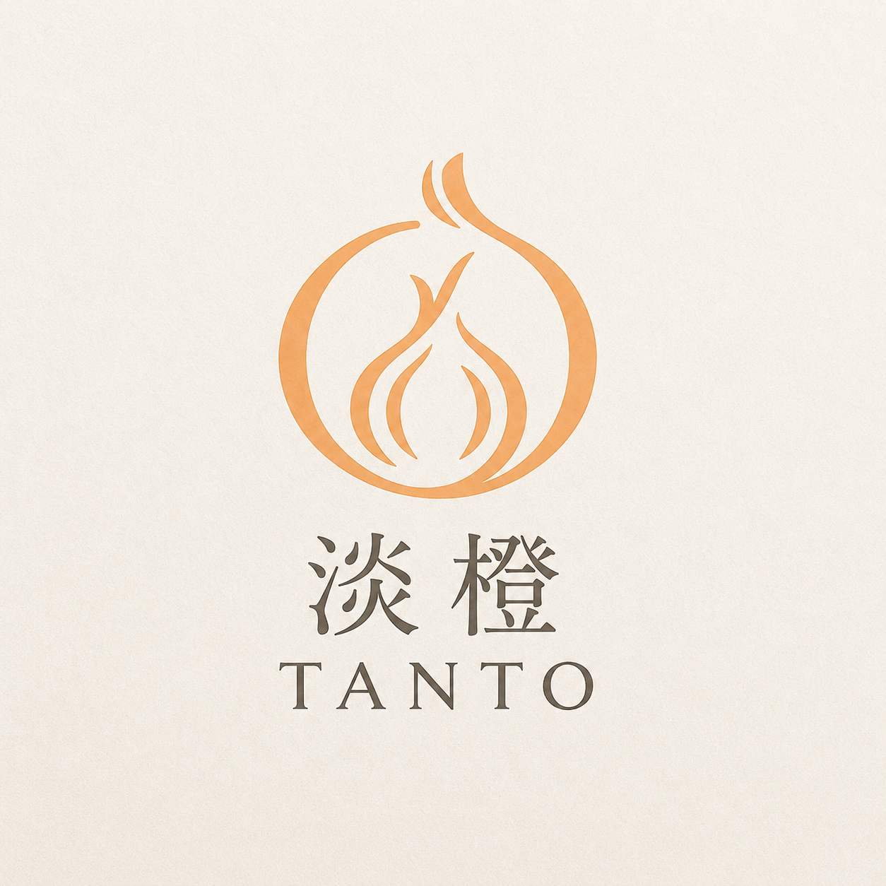 淡橙 TANTO ブランドロゴ